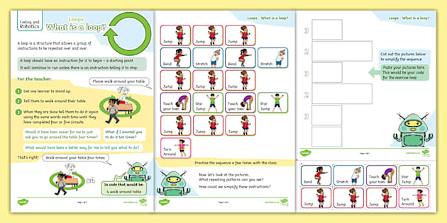 Robotics And Coding - What Is A Loop? (teacher Made)