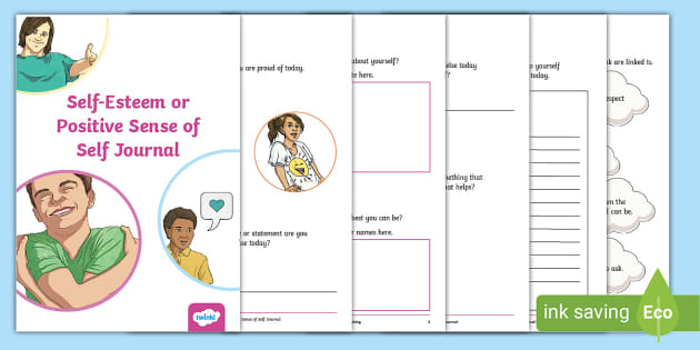 Self-Esteem Journal for Children - Printable PDF - Twinkl