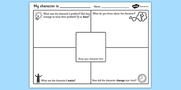 What Is A Character Description Ks1