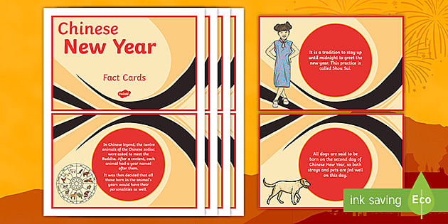 Chinese New Year Fact Cards Printable | Resources | Twinkl