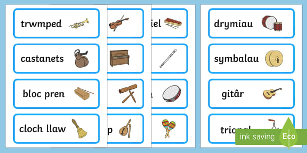 Cardiau Fflach Cerddoriaeth (teacher made) - Twinkl