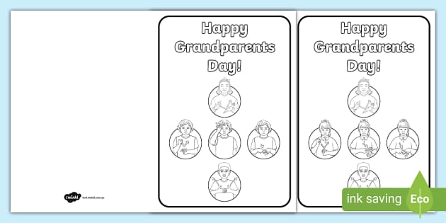 parents day card only drawing