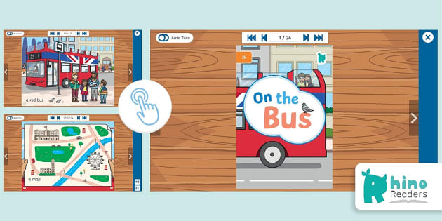 Level 2b Reading Scheme Book: On The Bus | Rhino Readers