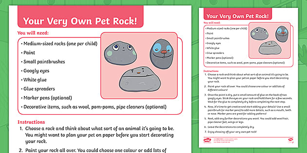 Pet Rock Vacation