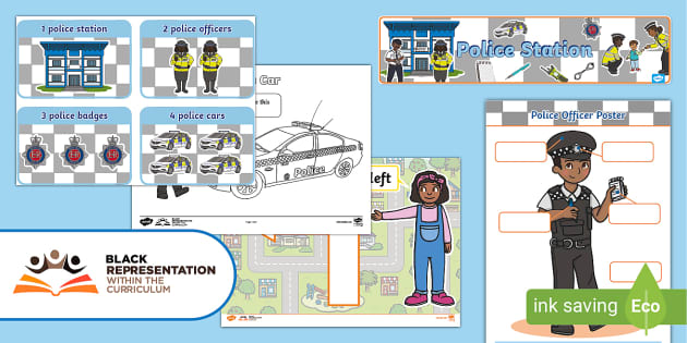 EYFS Diverse Police Officers Role Play Pack EYFS Diverse Police Officers Role Play Pack