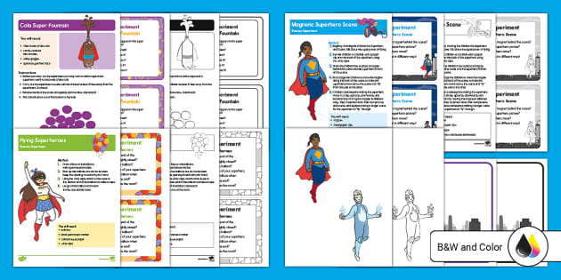 superhero science experiments for preschoolers