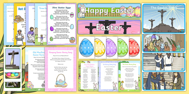 Easter Themed Intergenerational Toddler Singing Group Resource Pack