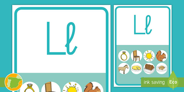 Póster: La Ll (Hecho por educadores) - Twinkl