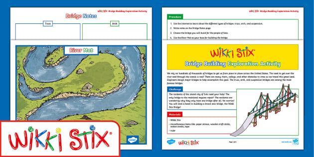 FREE Wikki Stix Bridge Exploration Activity (Teacher-Made)