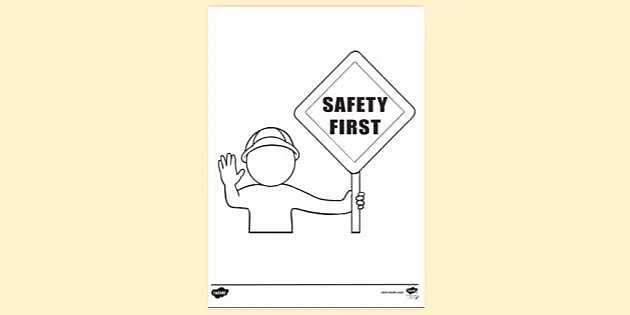 workplace safety coloring pages