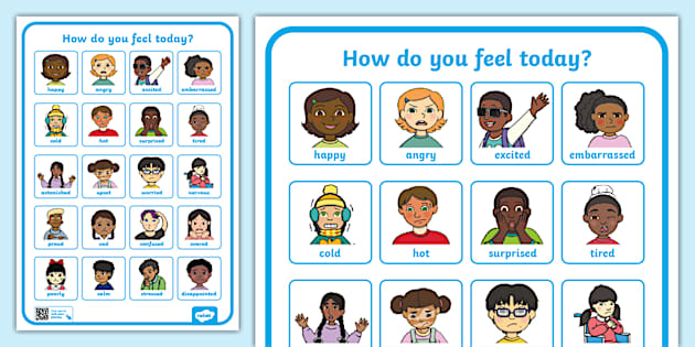 How Do You Feel Today? Emotions Chart