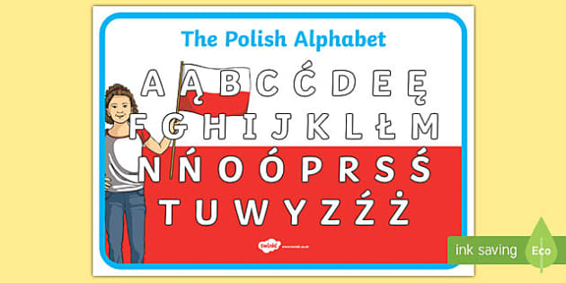 Polish Alphabet A4 Display Poster (Hecho por educadores)