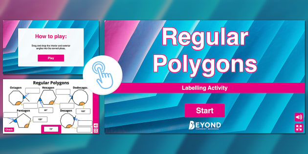 👉 Regular Polygon Matching (l'enseignant A Fait) - Twinkl