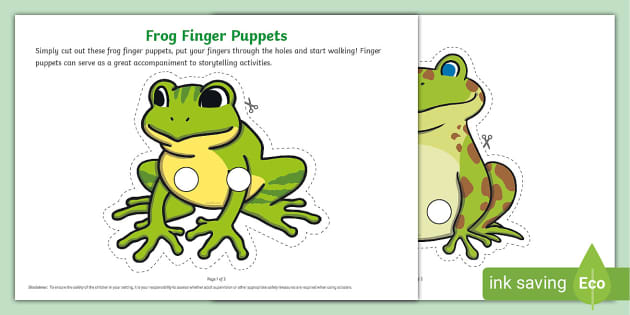 FREE! - Fantastic Frog Finger Puppets, Twinkl KS1