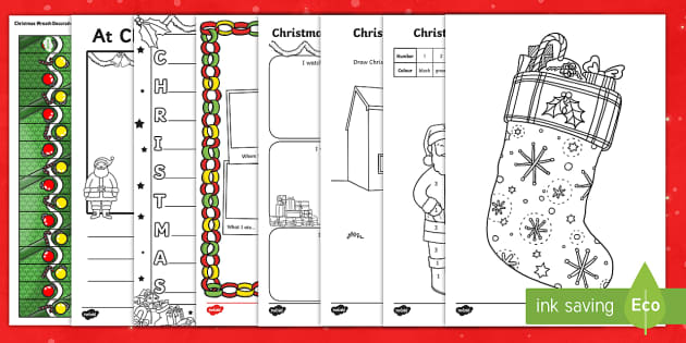 christmas homework ks1