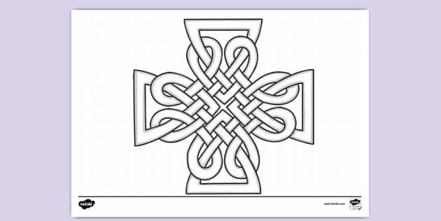Celtic Knot Colouring Colouring Sheets
