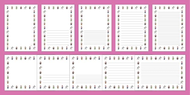 Three Little Pigs Writing Paper - Primary and Secondary Lined