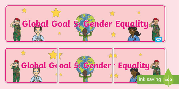 All About Global Goals Gender Equality Display Banner 
