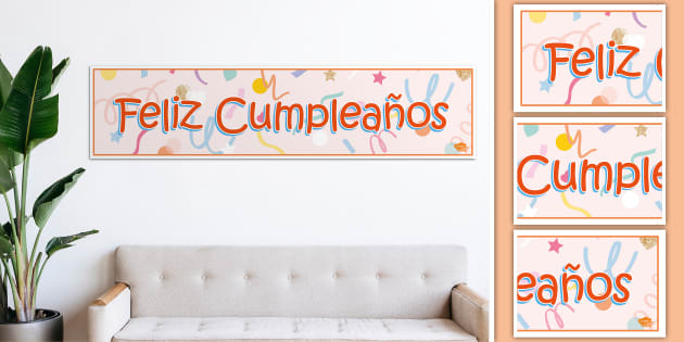 Shipley blusa juez Feliz Cumpleaños Banner | Twinkl Party (teacher made)
