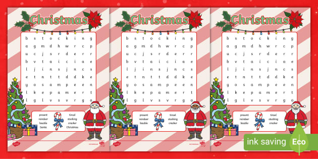 Christmas Songs Word Search Puzzle Activity Page with Coloring, Wordsearch