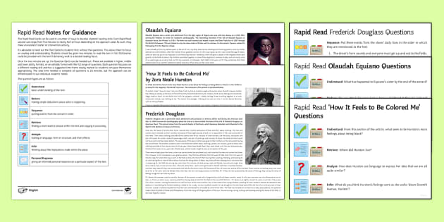 Black History Month Reading Comprehension Activity | Twinkl