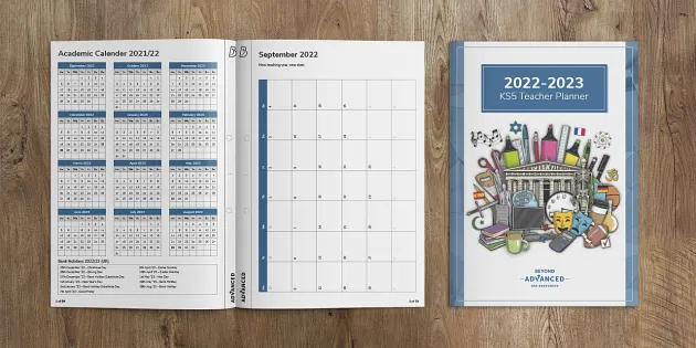 teacher planner academic year 2022 2023 teacher made