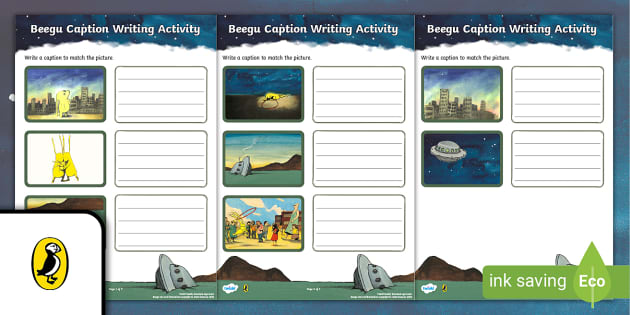 Beegu Story Writing Activity Puffin Books Twinkl