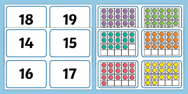 👉 14-20 Ten-Frame Flashcards | Twinkl (Teacher-Made)