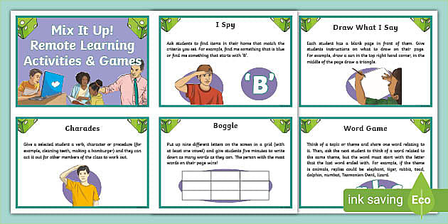 Konklusion suppe Flock FREE! - Mix It Up Remote Learning Task Cards | Lockdown Resources