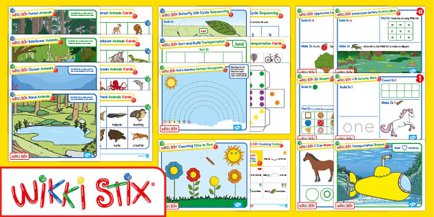 FREE Wikki Stix Activity Pack (Teacher-Made) - Twinkl