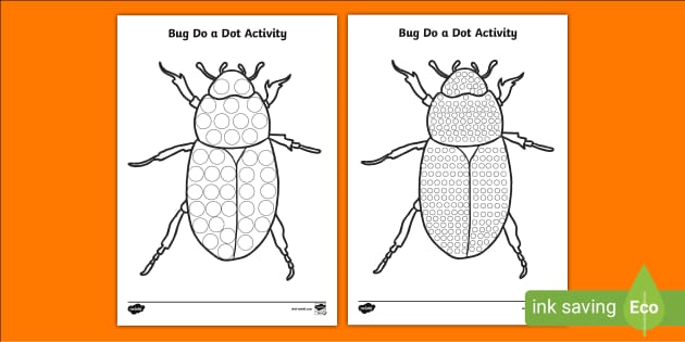 FREE! - Bug Do a Dot Activity (teacher made) - Twinkl