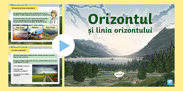Orizontul și Linia Orizontului Prezentare Powerpoint