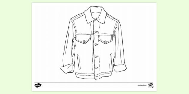 coloring pages jacket