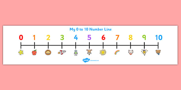 free numbers 0 10 on number line 0 1 education home school free