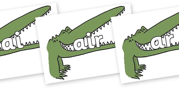 FREE! - Phase 3 Phonemes on Enormous Crocodile to Support Teaching on The