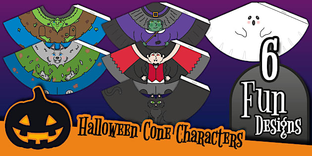 ハロウィン工作 幼児のペーパークラフト