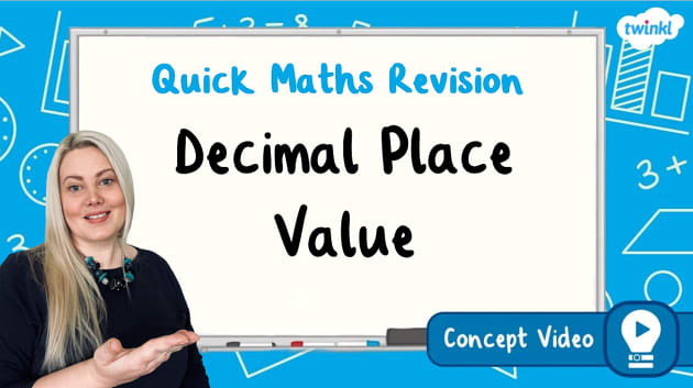 FREE! - 👉 Decimal Place Value | KS2 Maths Concept Video