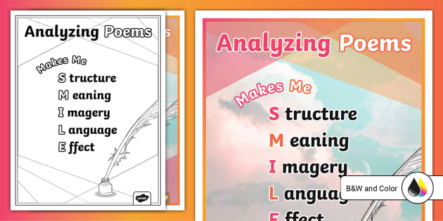 How To Analyse A Poem 