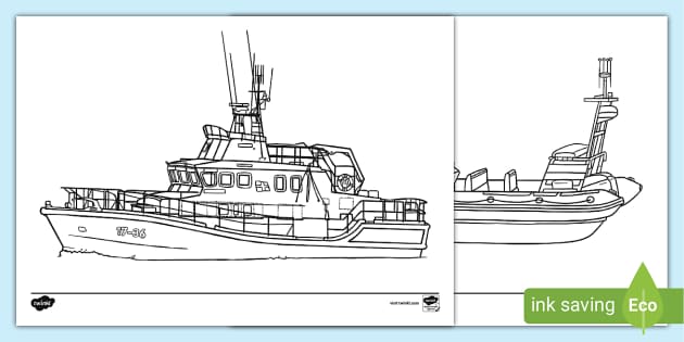 free-lifeboat-and-dinghy-colouring-colouring-sheets