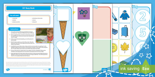 Busy Book: Interactive Toddler/ learning busy binder/ adapted book/ Quiet  book