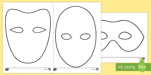 greek theatre masks templates