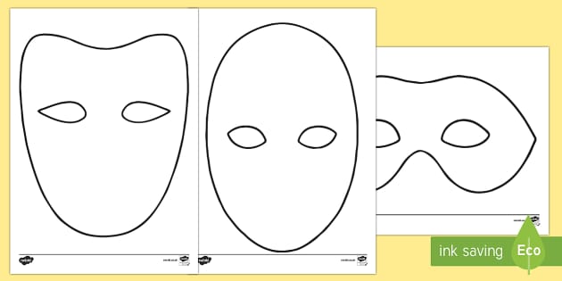 mayan mask template