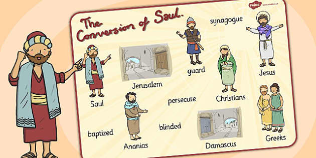 The Conversion Of Saul Word Mat (teacher Made) - Twinkl