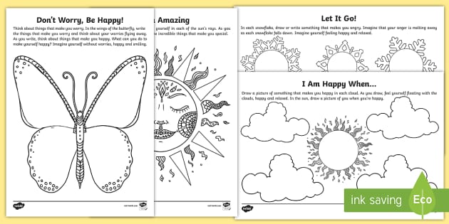 300 Mindfulness Worksheets