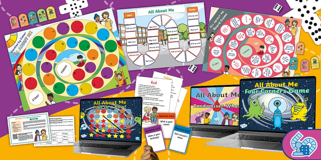 All About Me Board Games Pack | Emotional Literacy - Twinkl