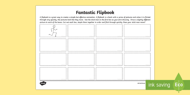 Fantastic Flipbook Worksheet / Worksheet - CfE Digital Learning Week (15th  May
