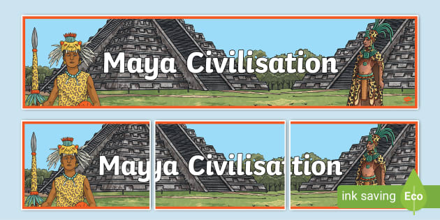 Maya Civilisation Display Banner