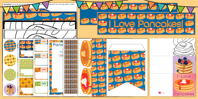 Pancake Decoration and Party Printable Pack | Twinkl Party