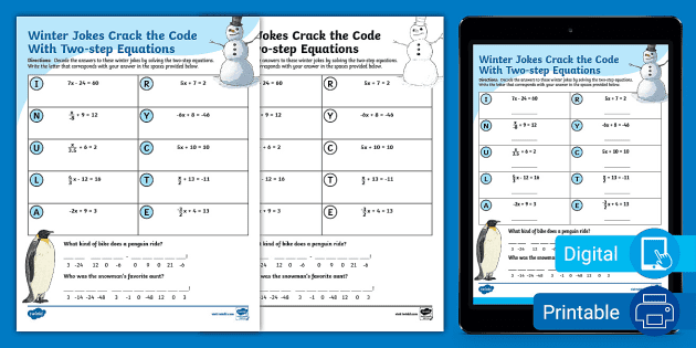 Crack the Code Penguin Worksheet - Teaching Resource - Twinkl