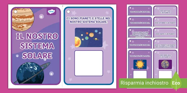 Sistema solare Lettura e comprensione BES - Twinkl